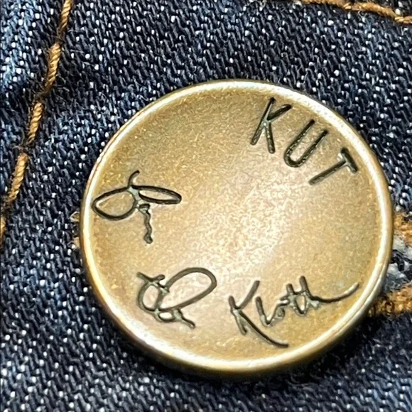 KUT FROM THE KLOTH "Reese" Ankle Straight Whisker/Fade 5 Pocket Weekend Jeans 8 - Picture 11 of 16